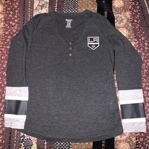 Los Angeles Kings Women’s Large Long Sleeve Henley